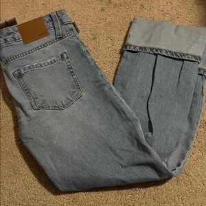 Aero Light Blue low rise baggy 0 regular length Denim Jeans